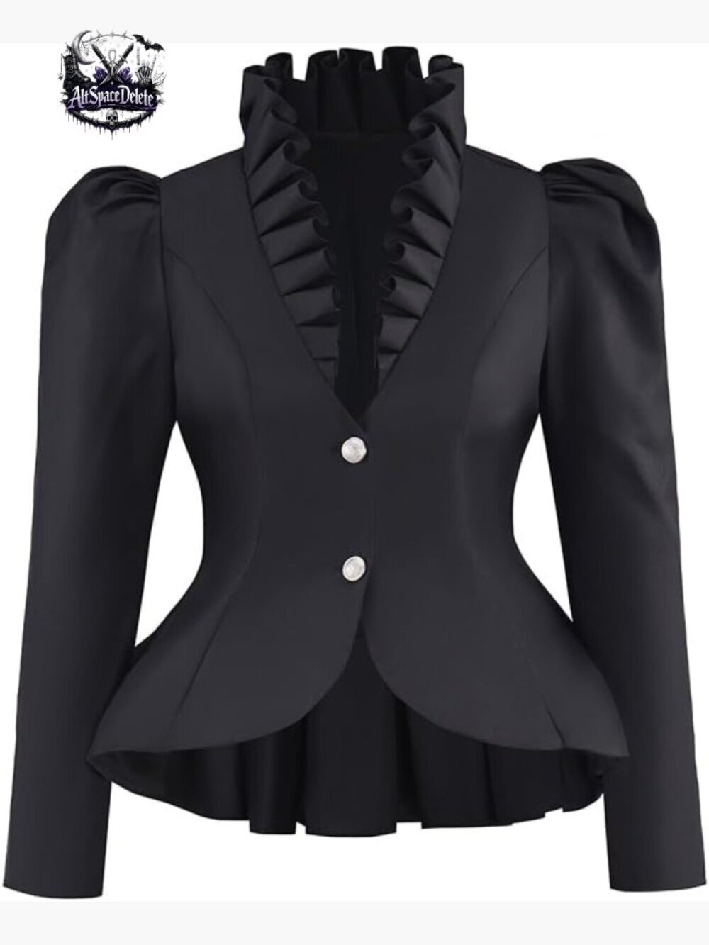 Women's Edwardian Blazer Jacket Steampunk Vintage Victorian Coat Theater Costume